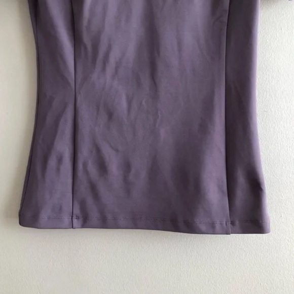 TKEQ Quinn Essential Horse Show Competition Stretchy Short Sleeve Shirt Purple - Picture 5 of 11